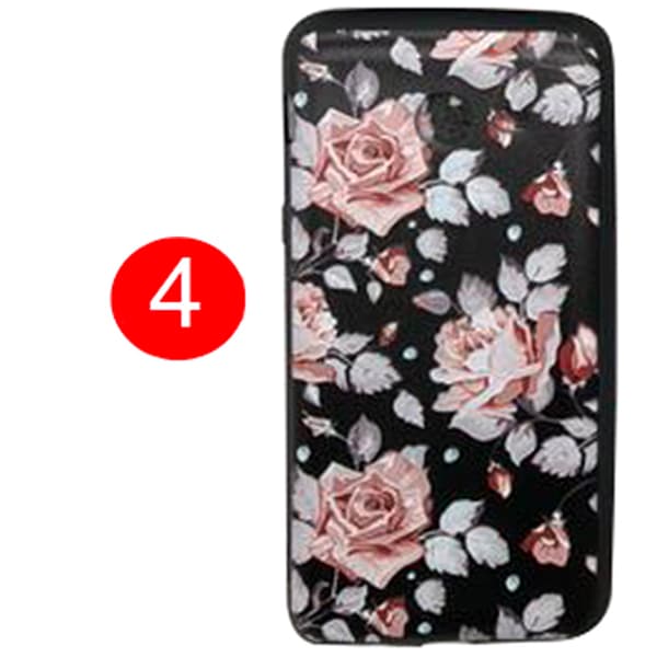 LEMAN Skal med Blom-motiv för Samsung Galaxy J3 2017