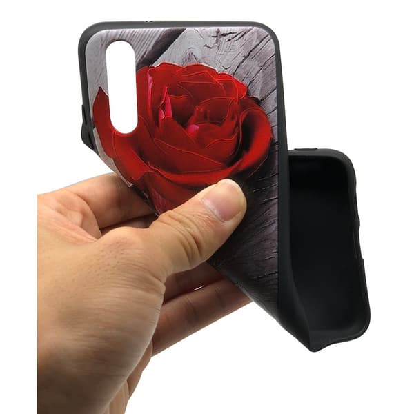 LEMAN Skal med Blom-motiv för Huawei P20 Lite