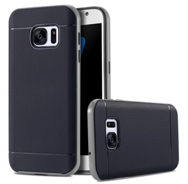NANO-HYBRID Shockproof skal till Samsung Galazy S7 Edge ORGINAL Grå