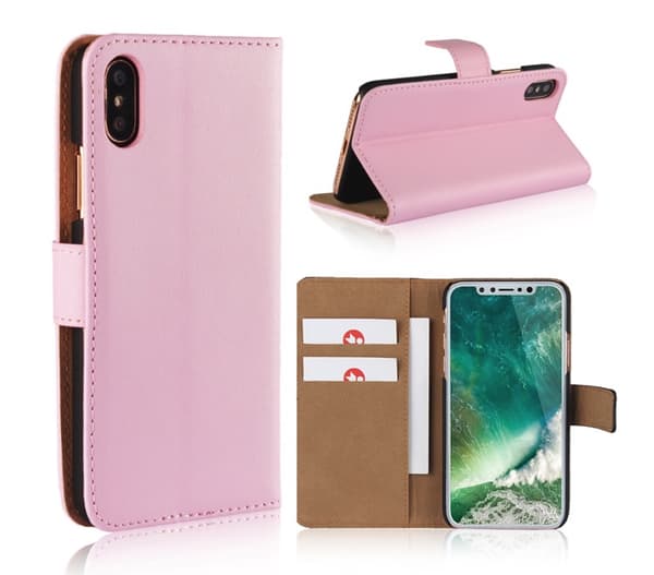 Elegant Fodral i Läder till iPhone X/XS