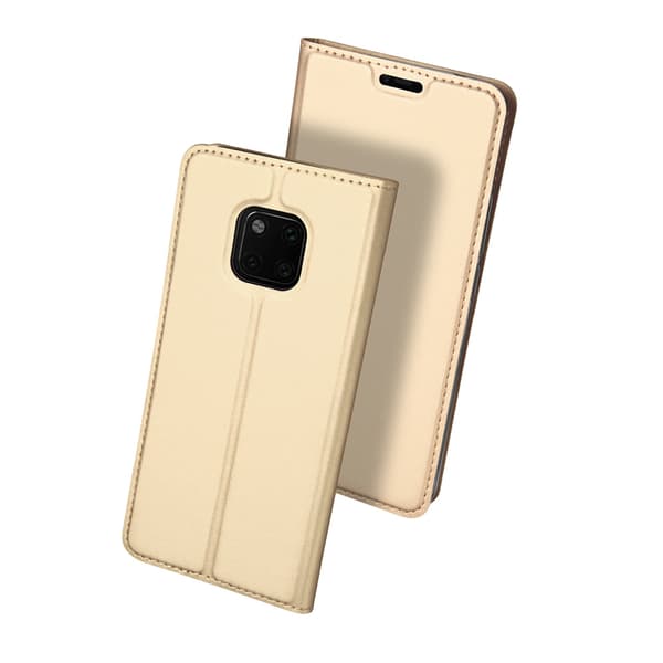 Stilrent Fodral med Kort fack DUX DUCIS - Huawei Mate 20 Pro Guld
