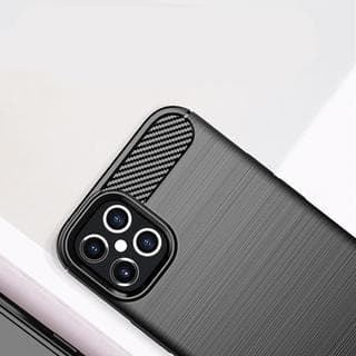 SKALO iPhone 12 Armor Carbon Stöttåligt TPU-skal