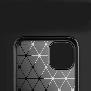 SKALO iPhone 12 Armor Carbon Stöttåligt TPU-skal