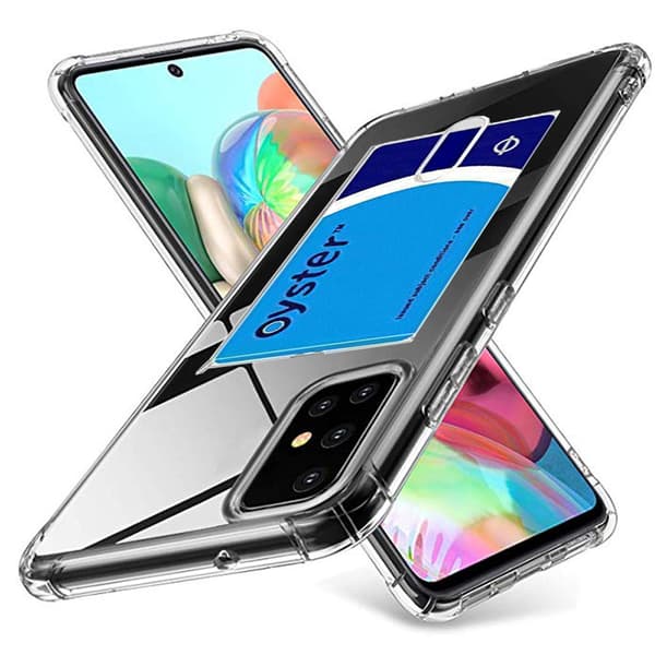 Samsung Galaxy A51 - Skyddande Skal med Korthållare