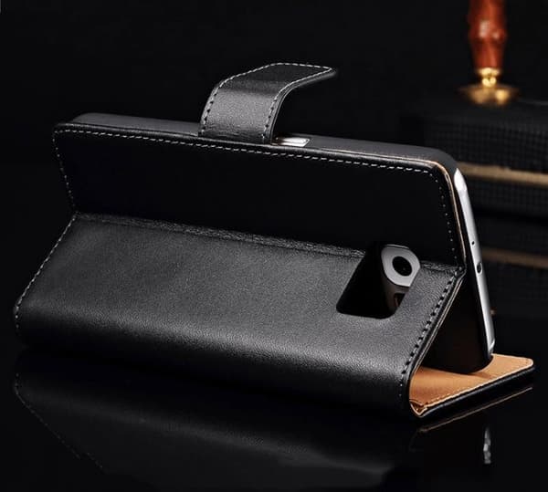 Samsung Galaxy S6 Edge - Stilrent Plånboksfodral från TOMKAS