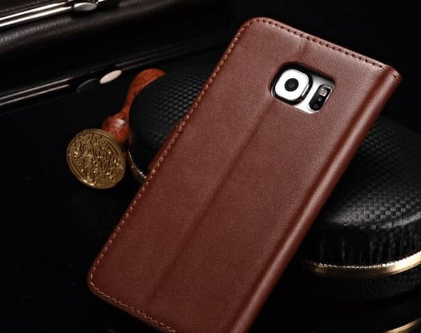 Samsung Galaxy S6 Edge - Stilrent Plånboksfodral från TOMKAS