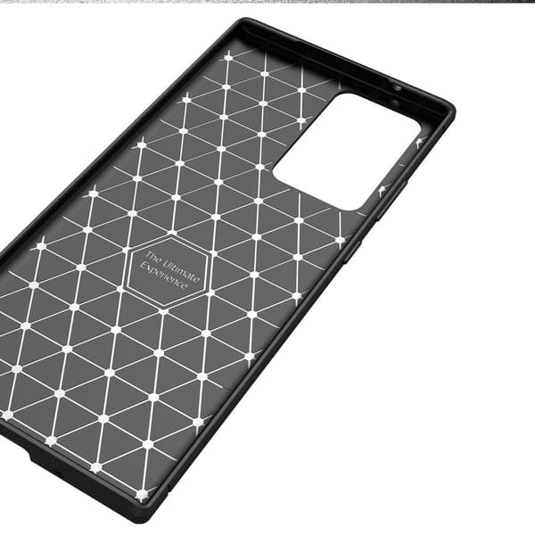 Kulfiber tekstur TPU-kabinet Samsung Galaxy Note 20 Ultra