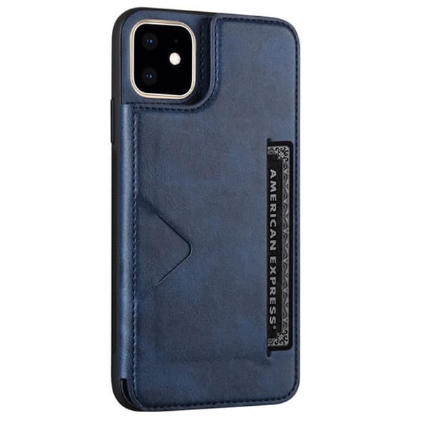 iPhone 11 - Stilsäkert Smidigt Skal med Korthållare HANMAN