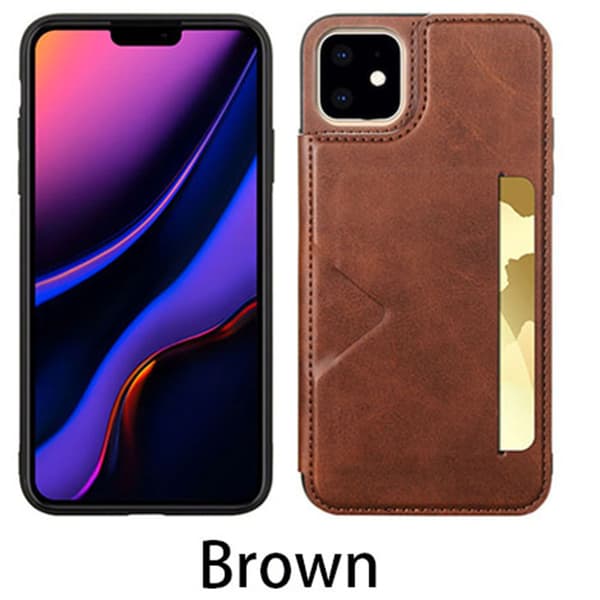 Genomtänkt Smart Skal med Korthållare - iPhone 11