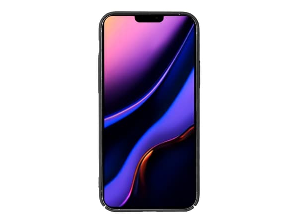 Krusell SandCover - Baksidesskydd för mobiltelefon - svart - för Apple iPhone 12, 12 Pro