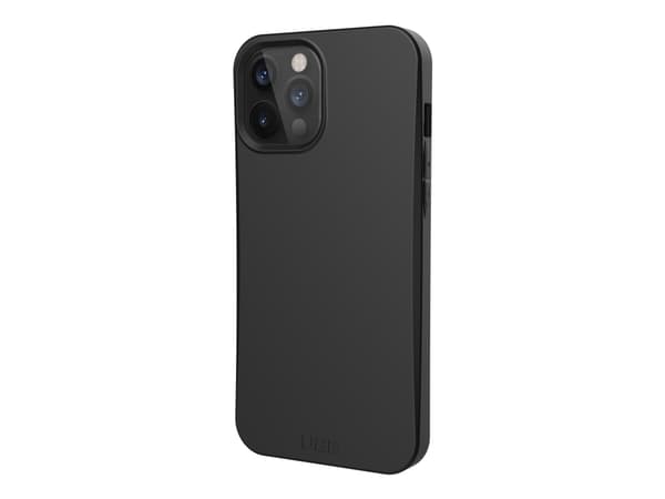 UAG Rugged Case for iPhone 12 Pro Max 5G [6,7-tommers] - Outback Bio Black - Bagsidecover til mobiltelefon - 100 % komposterbart bioplastikk - sort -