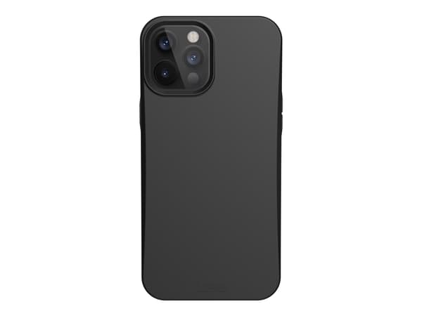 UAG Rugged Case for iPhone 12 Pro Max 5G [6,7-tommers] - Outback Bio Black - Bagsidecover til mobiltelefon - 100 % komposterbart bioplastikk - sort -