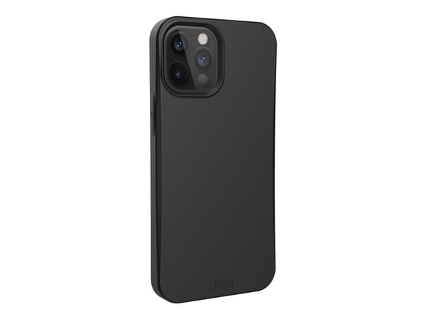 UAG Rugged Case for iPhone 12 Pro Max 5G [6,7-tommers] - Outback Bio Black - Bagsidecover til mobiltelefon - 100 % komposterbart bioplastikk - sort -