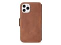 Miniatyrbilde 3 av 5: Krusell Sunne PhoneWallet - Lommebok for mobiltelefon - ekte skinn - årgangskonjakk - for Apple iPhone 12 Pro Max