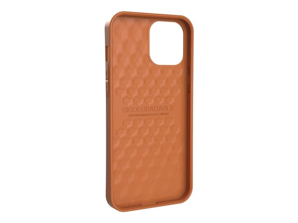 UAG Rugged Case for iPhone 12 Pro Max 5G [6,7-tommers] - Outback Bio Orange - Bagsidecover til mobiltelefon - 100 % komposterbart bioplastikk - orans