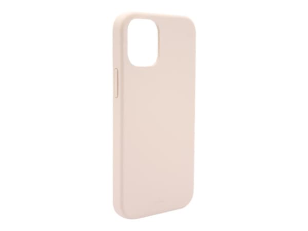 PURO Icon - Baksidesskydd för mobiltelefon - flytande silikon - powder pink - 6.1" - för Apple iPhone 12, 12 Pro