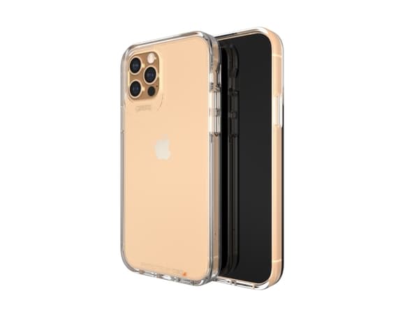 GEAR4 D3O Crystal Palace, Omslag, Apple, iPhone 12/12 Pro, 15,5 cm (6.1"), Transparent