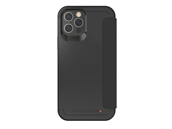 GEAR4 D3O Wembley Flip, Folio, Apple, iPhone 12/12 Pro, 15,5 cm (6.1"), Svart