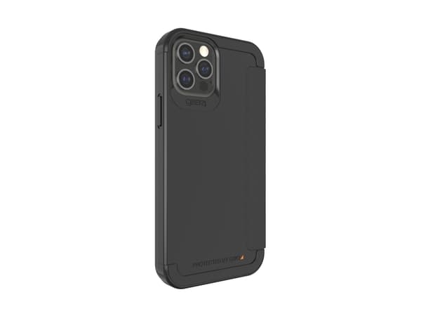 GEAR4 D3O Wembley Flip, Folio, Apple, iPhone 12/12 Pro, 15,5 cm (6.1"), Svart