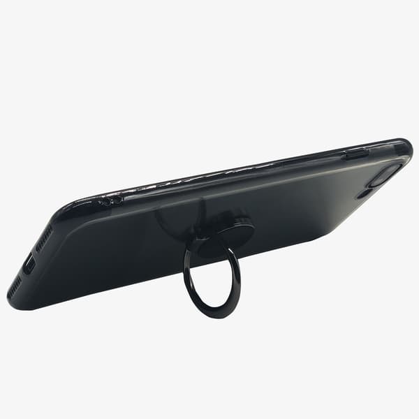 Skyddande Silikonskal med Ringh�llare - iPhone 7 Plus