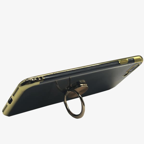 Skyddande Silikonskal med Ringh�llare - iPhone 7 Plus