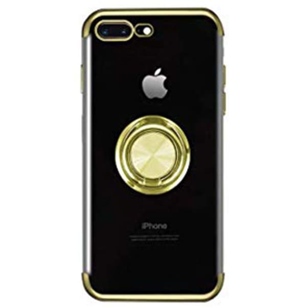 Skyddande Silikonskal med Ringh�llare - iPhone 7 Plus