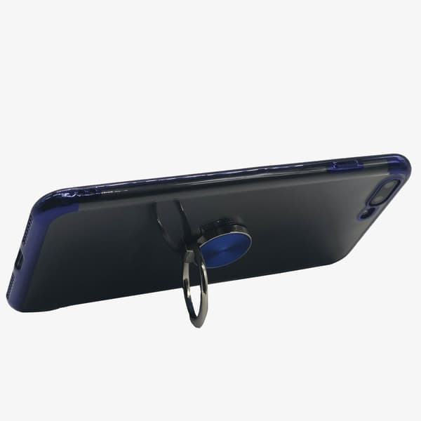 Skyddande Silikonskal med Ringh�llare - iPhone 7 Plus