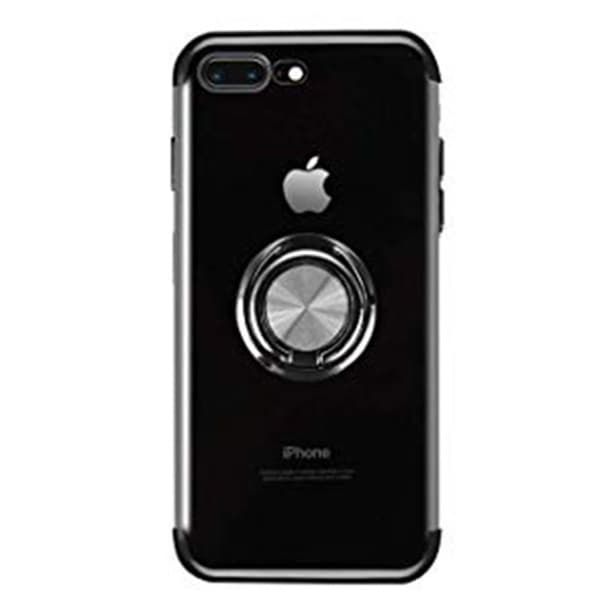 Skyddande Silikonskal med Ringh�llare - iPhone 7 Plus