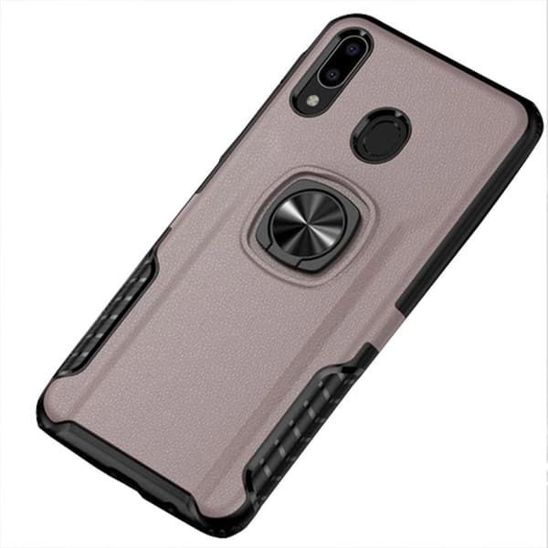 Samsung Galaxy A40 - Skal med Ringhållare Roséguld