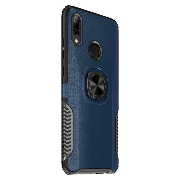Kraftfullt Skal med Kickstand - Huawei P Smart 2019 Mörkblå