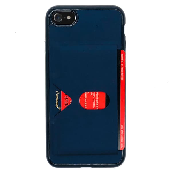 Skyddande Smart Skal med Kortfack - iPhone 7