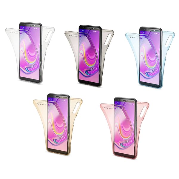 360° TPU Silikonfodral | NORTH | Samsung A50 Guld Guld