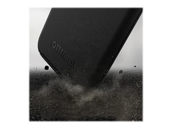OtterBox Symmetry Series - ProPack Packaging - baksidedeksel for mobiltelefon - polykarbonat, syntetisk gummi - svart - for Apple iPhone 12, 12 Pro
