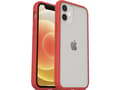 Miniatyrbilde 1 av 2: OtterBox React Series - Baksidedeksel for mobiltelefon - kraftrød - for Apple iPhone 12 mini