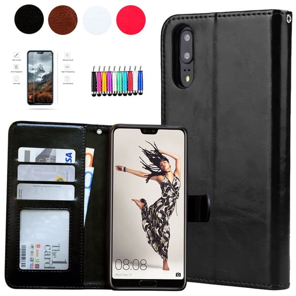 Huawei P20 Pro - Læder cover / Beskyttelse