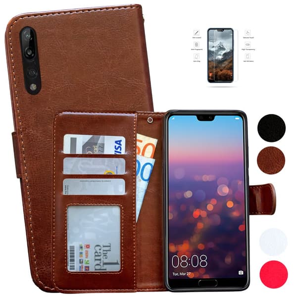 Huawei P20 Pro - Læder cover / Beskyttelse