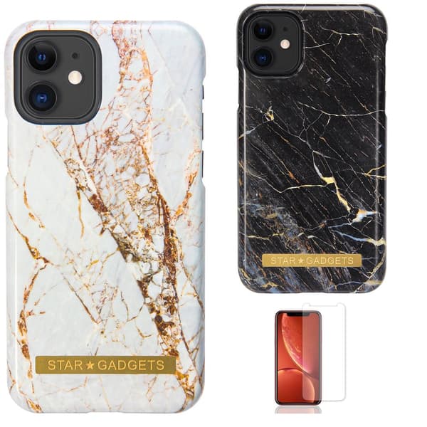 iPhone 11 - Cover / Beskyttelse Marble Black