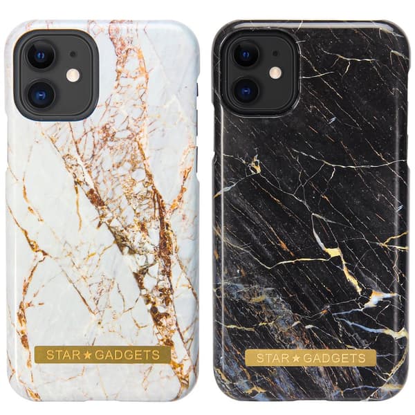 iPhone 11 - Cover / Beskyttelse Marble Black