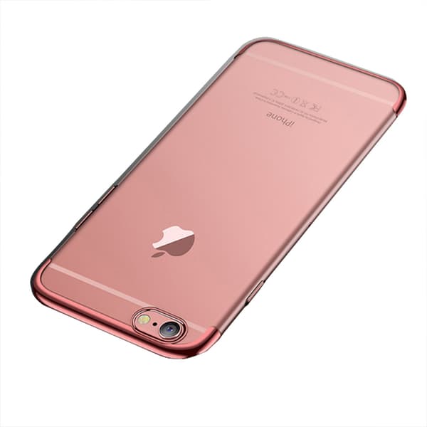 iPhone 6/6S - Stilrent Silikonskal från FLOVEME Roséguld Roséguld