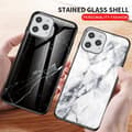 Miniatyrbild 9 av 11: iPhone 12 Pro Max Marmorskal 9H Härdat Glas Baksida Glassback V2
