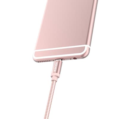 DuraBraid Lightning-kaapeli 2m Rosekulta