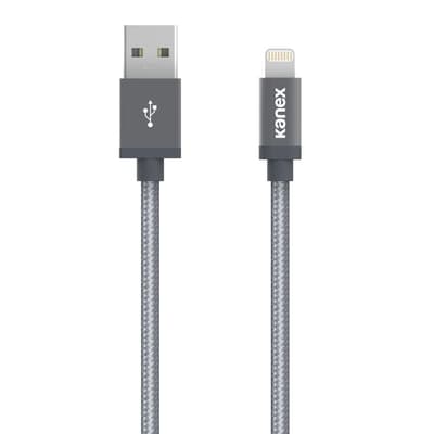 DuraBraid Lightning-kaapeli 2m Harmaa