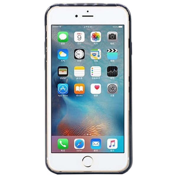 iPhone 5/5S - Elegant Silikonskal med Ringhållare