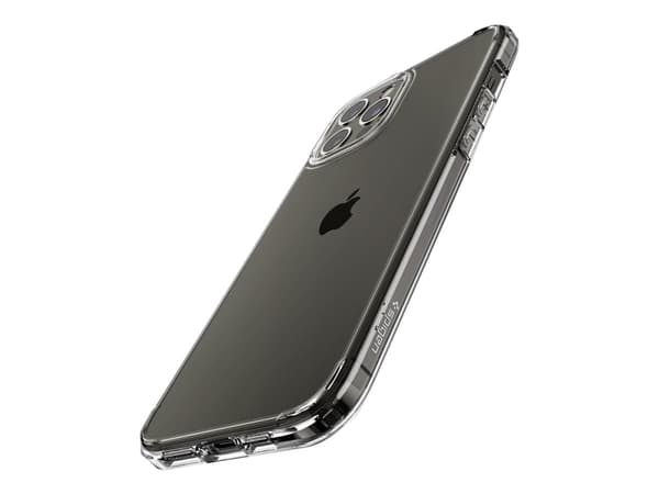 Spigen Ultra Hybrid - Baksidedeksel for mobiltelefon - polykarbonat, termoplast-polyuretan (TPU) - krystallklar - for Apple iPhone 12 Pro Max