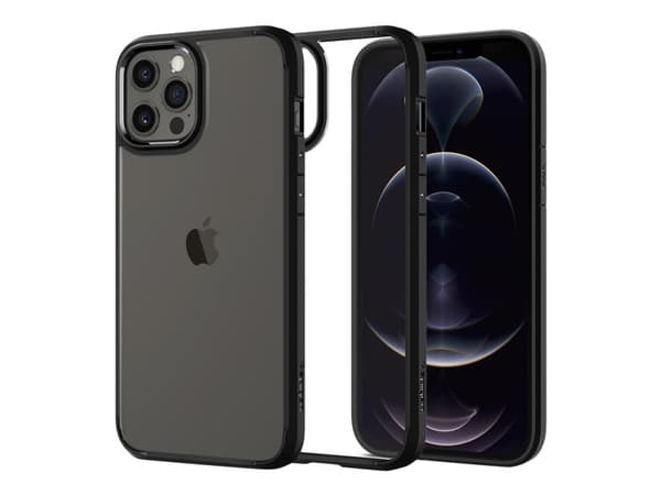 Spigen Ultra Hybrid, Suojus, Apple, iPhone 12 / iPhone 12 Pro, 15,5 cm (6.1"), Musta