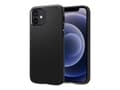 Pikkukuva 3 / 5: Spigen Liquid Air Matte, Suojus, Apple, iPhone 12 / iPhone 12 Pro, 15,5 cm (6.1"), Musta