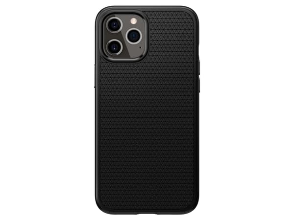 Spigen Liquid Air Matte, Etui, Apple, iPhone 12 Pro Max, 17 cm (6.7"), Sort