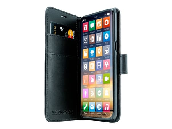 Screenor Smart Wallet Case - Lommebok for mobiltelefon - økolær - for Xiaomi MI 10T Lite