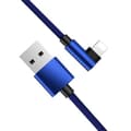 Miniatyrbillede 10 af 11: 3m Holdbart Flettet Metallisk Lightning Kabel Quick Charge 3.0