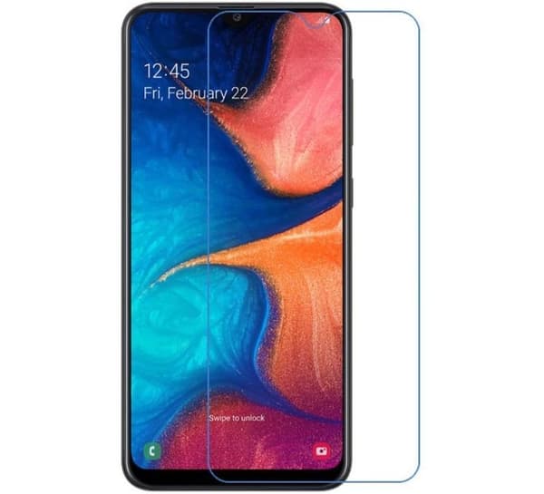 Samsung Galaxy A20s Skærmbeskytter i Hærdet Glas 0,3mm